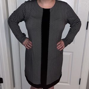 Michael Kors long sleeve shirt dress